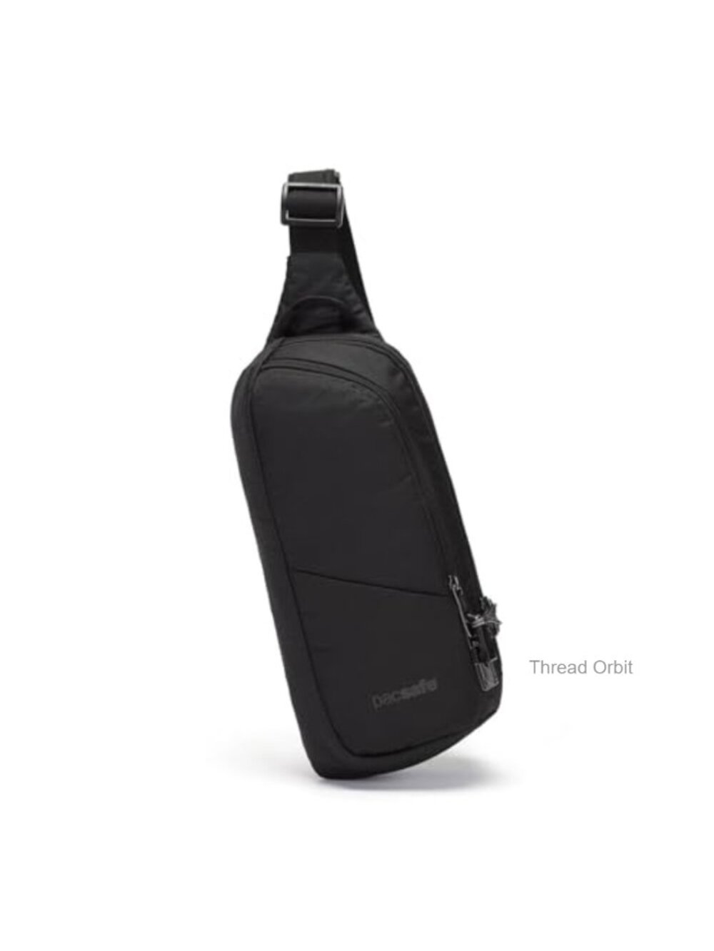 Anti Theft Crossbody Sling Pack Polyester RFID Blocking Lockable Zippers